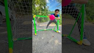 Small Sport Football Goal Post Net With BallFootball Set Indoor Outdoor Football Sport Games [upl. by Isoais417]