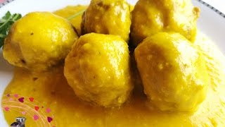 ALBONDIGAS EN SALSA DE ALMENDRAS MOULINEX CUISINE [upl. by Adla233]