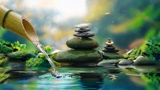 Beautiful Relaxing Piano 🍂 Water Sound  Deep Sleeping Music Meditation Music Relaxing Music [upl. by Marutani162]