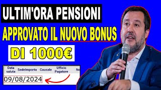 INPS PAGHERÀ IL Doppio IL 9 AGOSTO  ANTICIPI ADI UNICO PENSIONI NASPI 730 SFL BONUS [upl. by Peggy22]