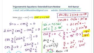 Trigonometric Equation with Half Angle Formula sin⁡xcosx2  0 [upl. by Htebasil]