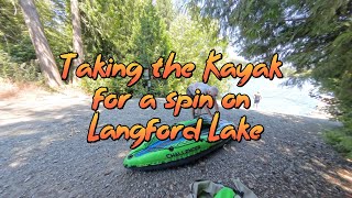 Kayaking on Langford Lake Vancouver Island BC [upl. by Atteniuq]