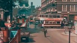 1926 Color Footage of London  The Open Road [upl. by Somerville]