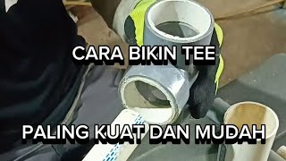 CARA BIKIN TEE PVC 2 INCH KE 1 INCH [upl. by Kirven]