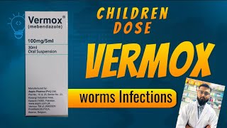 VERMOX SYRUP DOSE WORMS INFECTIONSHEALTH [upl. by Tharp]