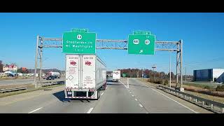 Collinsville Alabama To Whitestown Indiana 3 Fall CR30 CR51 I59 North [upl. by Guthrey]