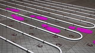 ProWarm Water Underfloor Heating Installation  Pipe Staple Method [upl. by Schechter]