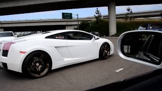 Straight Piped LNB Gallardo Tunnel Blast LOUD [upl. by Ahtebat]