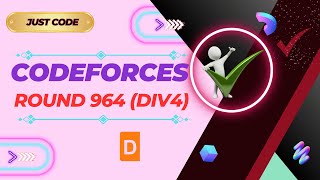 D Slavics Exam Solution  CODEFORCES ROUND 964 DIV4 SOLUTION [upl. by Grete]