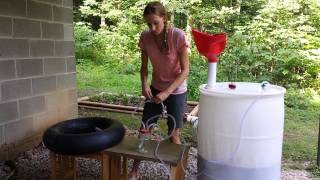 Heathers Small Scale Biodigester [upl. by Annahsohs]