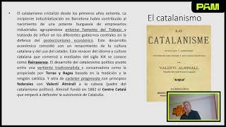 72 LA RESTAURACIÓN  LOS NACIONALISMOS CATALÁN VASCO Y GALLEGO MOVIMIENTO OBRERO Y CAMPESINO [upl. by Weissmann]