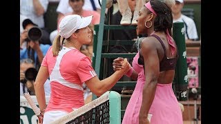 Serena Williams vs Justine Henin RG 2007 Highlights [upl. by Yznel]