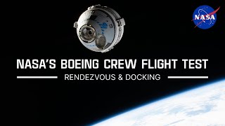 NASA’s Boeing Crew Flight Test Rendezvous and Docking [upl. by Mateo]