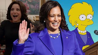 How Veep and The Simpsons Predicted Kamala Harris Presidential Run [upl. by Ecirtaed]