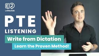 PTE Listening Write from Dictation  Learn the Proven Method [upl. by Hemminger761]