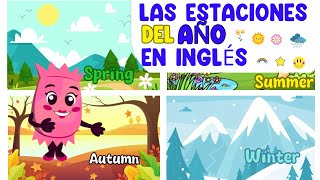 Las ESTACIONES del AÑO en INGLÉS para NIÑOS  TinaEducativa [upl. by Otto249]