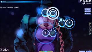 Osu  Coda Jin  JoJo Sono chi no Kiokuend of THE WORLD Insane osu 1080p60 [upl. by Aric]