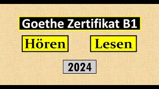 Goethe Zertifikat B1 Hören Lesen Modelltest mit Antworten am Ende  Vid  218 [upl. by Barker]