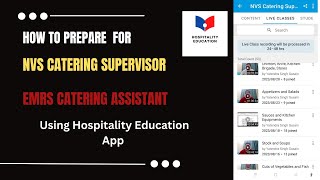 How to Prepare For EMRS Catering Assistant NVS Catering Supervisor [upl. by Alwin]