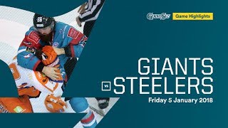 HIGHLIGHTS Stena Line Belfast Giants vs Sheffield Steelers [upl. by Jariah]