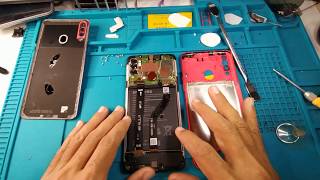 COMO ABRIR SAMSUNG GALAXY A20STAMPA TRASEIRA REPARO COMPLETO Disassembly [upl. by Tessler282]