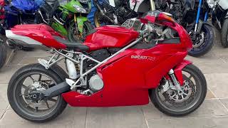 DUCATI 749 BIPOSTO LOW MILEAGE [upl. by Anitnegra812]