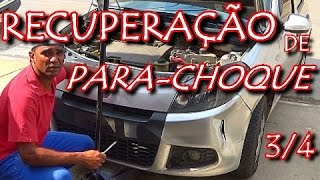 Pintura Automotiva  Como Recuperar um Parachoque 34 [upl. by Ednalrim34]