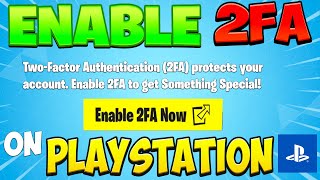 Enable 2FA on Fortnite for PlayStation Guide [upl. by Rambort717]