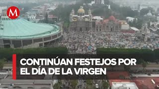 Más de 5 millones de peregrinos llegan a la Basílica de Guadalupe [upl. by Griffie]