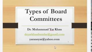 Committees of the Board 2  Types of the Committees  Audit Committee  Urdu  Corporate Governance [upl. by Alracal]