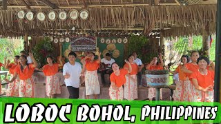 Way of welcoming tourist at Loboc Bohol Philippines [upl. by Naicul]