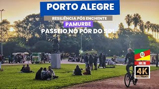 A vida voltando ao normal em Porto Alegre Curtindo o pôr do sol no Corpus Christi de 2024 [upl. by Nosilla975]