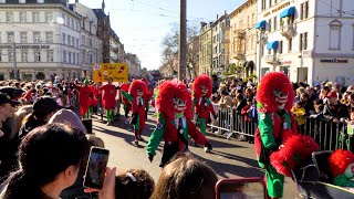 Complete FASCHING Parade 2023 GERMANY 4K  Once in a Year Carnival in GERMANY Heidelberg [upl. by Ciri]