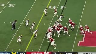 Rahmir Johnson catch vs Michigan [upl. by Schwarz]