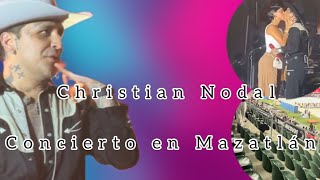 Christian Nodal concierto Mazatlán 🔥 NO LLENÓ‼️💥 [upl. by Mil]