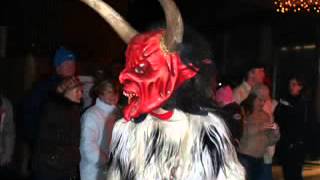 March of the Krampus in Tarvisio 2009 [upl. by Neelasor]