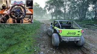 Jeep Trailcat  Forza Horizon 5  Real Life Of Roading With Real Steering Wheel Gameplay [upl. by Malanie905]