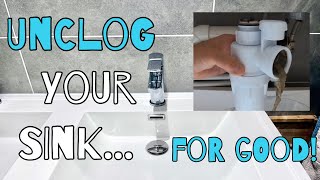 How to Unclog your SINK the RIGHT WAY  Step by Step advice [upl. by Sidran]