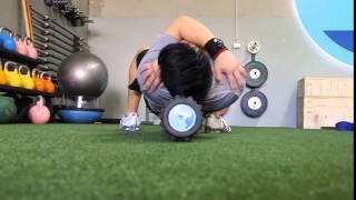 Exercise Library  Rhomboids Foam Roll [upl. by Jaban]