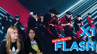 NATISA REACTS X1 엑스원 FLASH MV [upl. by Hallvard178]