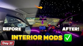 Modifying Honda Civic in 30 Days Day 27 Interior Mods [upl. by Ennaxor]