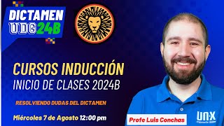 Cursos de inducción UDG 2024B   horarios e inicios de clases [upl. by Ellennad]