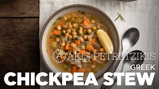 Greek chickpea stew  Akis Petretzikis [upl. by Ititrefen]