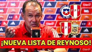 CONFERENCIA DE PRENSA DE JUAN REYNOSO  LISTA DE CONVOCADOS ANTE CHILE Y ARGENTINA 🔴EN VIVO🔴 [upl. by Nigle]