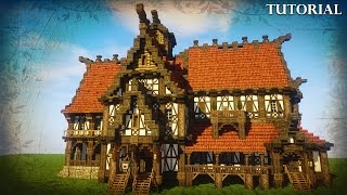 Minecraft Medieval TavernInn Tutorial [upl. by Dleifniw719]