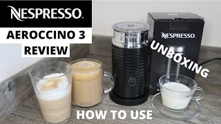 Nespresso Aeroccino 3 First use [upl. by Binky781]