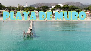 Playa de Muro beach Majorca 4K Majorca summer vibes [upl. by Lali49]