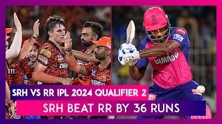 SRH vs RR IPL 2024 Qualifier 2 Stat Highlights Sunrisers Hyderabad To Face KKR In IPL Final [upl. by Crane]