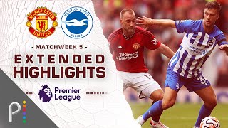 Manchester United v Brighton  PREMIER LEAGUE HIGHLIGHTS  9162023  NBC Sports [upl. by Grenville]