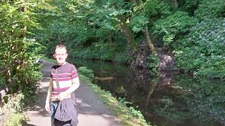 Todmorden to Hebden Bridge Canal Walk [upl. by Ruhtracm]